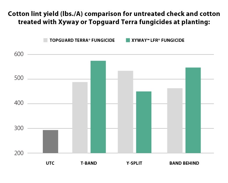 Xyway® LFR® Fungicide for Cotton Root Rot Management FMC Ag US